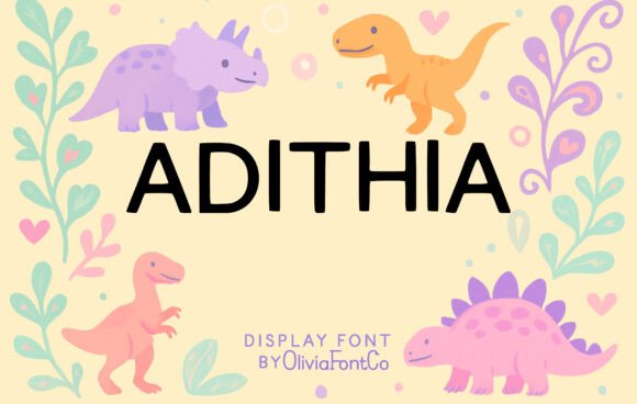 Adithia: A Font That Elevates Your Brand with Style and Substance