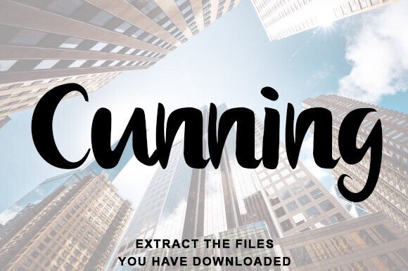 Choosing the Right Font for a Creative Brand: My Experience with Cunning
