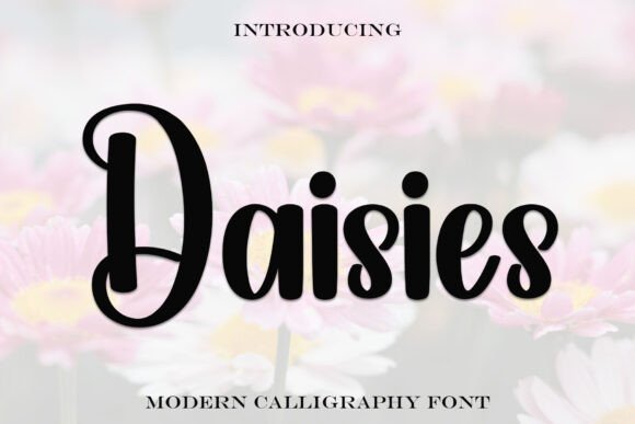 Daisies: A Gentle Handwritten Font for Warm Branding