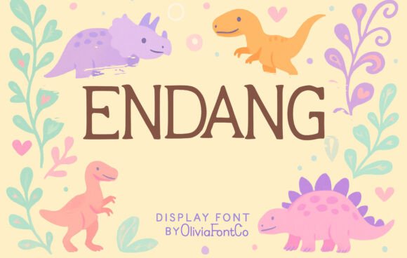 Endang: A Serif Font That Elevates Branding with Character