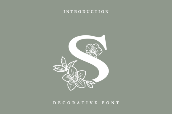 Flora Monogram: A Font That Breathes Life Into Your Creations
