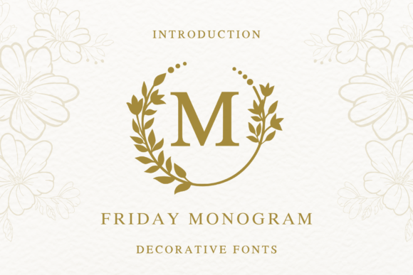 Friday Monogram: The Font That Elevates Your Brand