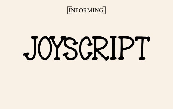 Joyscript: A Font That Elevates Every Editorial Moment