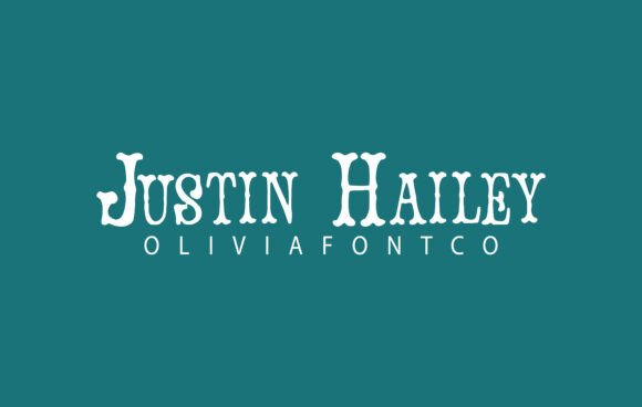 Justin Hailey: A Serif Font That Breathes Romance Into Branding