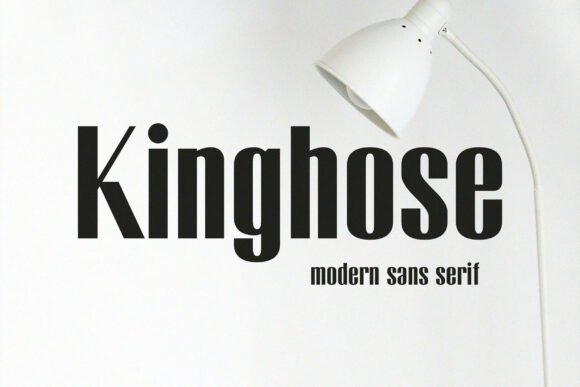 Kinghose: A Sans Serif Font That Elevates Digital Design
