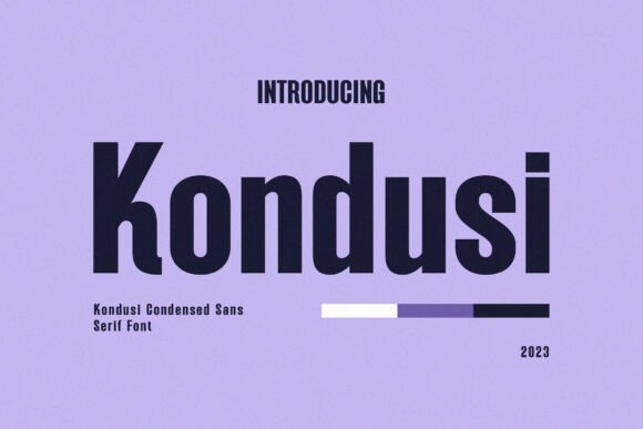 Kondusi: A Font That Elevates Your Brand