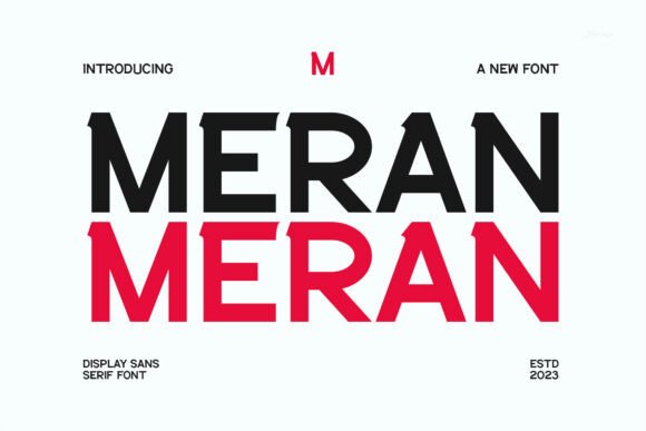Meran: A Versatile Sans Serif for Campaigns