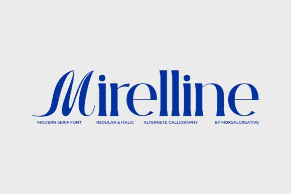 Mirelline: A Serif Font for Timeless Web Design