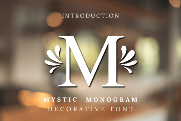 Mystic Monogram: A Font That Breathes Elegance Into Every Detail