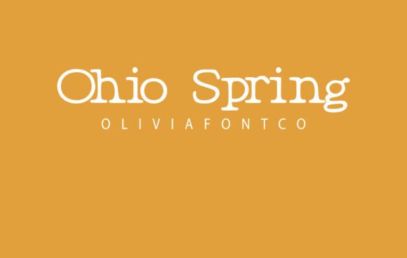 Ohio Spring: A Serif Font That Elevates Your Brand
