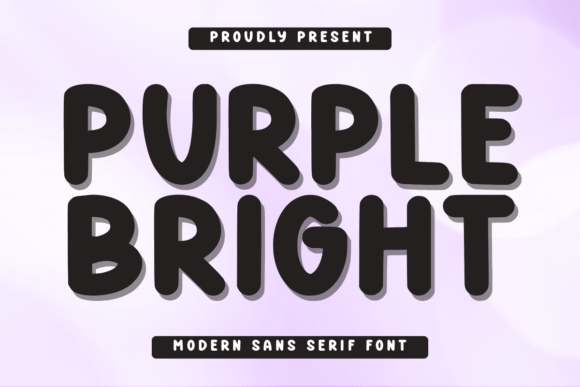 Purple Bright: A Bold Sans Serif for Digital Marketing