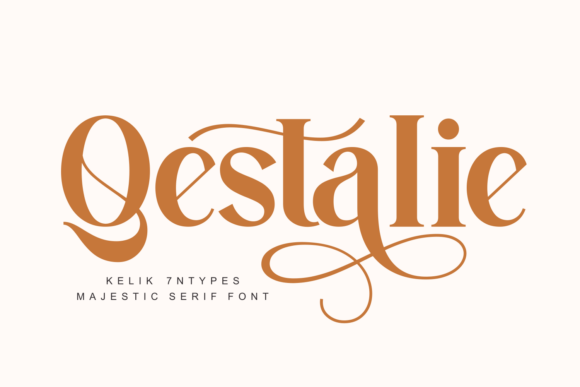 Qestalie: A Serif Font That Elevates Branding
