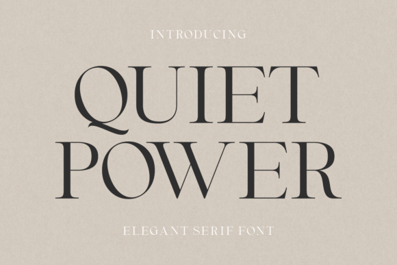 Quiet Power: A Serif Font That Elevates Digital Branding