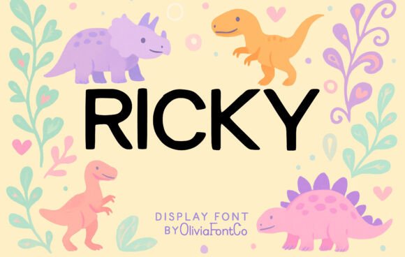 Ricky: A Display Font That Elevates Digital Design