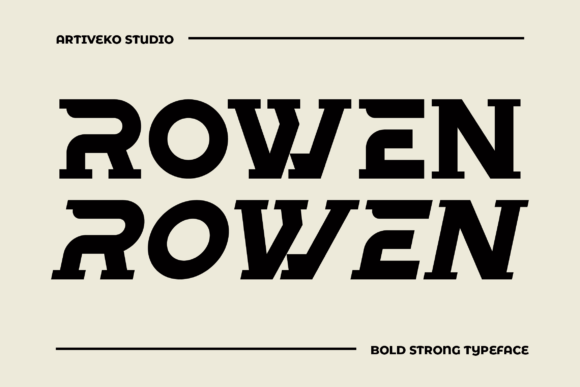 Rowen: A Font That Speaks with Elegance