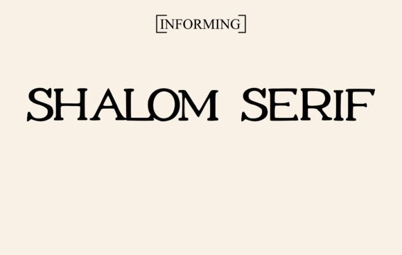 Shalom Serif: A Timeless Choice for Editorial Design
