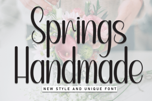 Spring Handmade Font for Campaigns