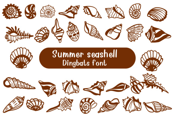 Summer Seashell: A Nautical Font for Editorial Design