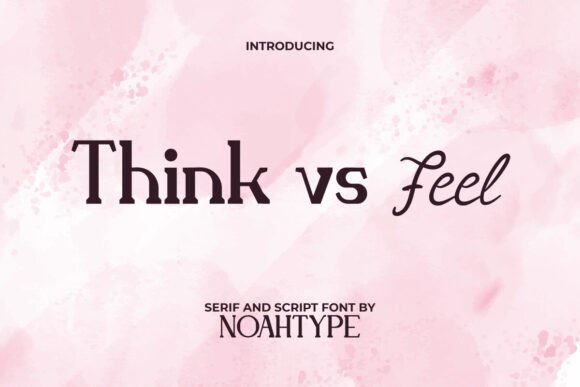 Think Vs Feel Font: A Versatile Tool for Editorial Design