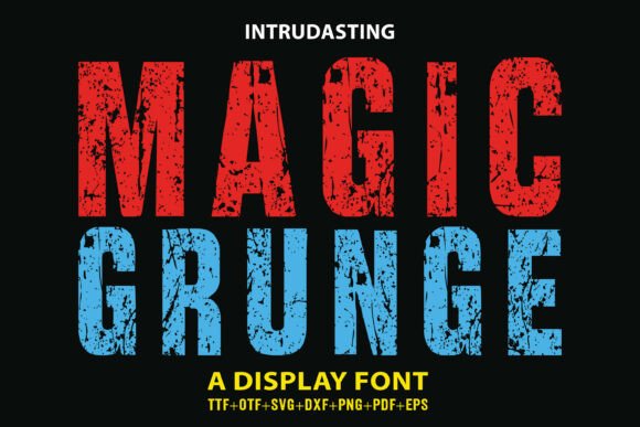 Transform Your Brand with Magic Grunge Font
