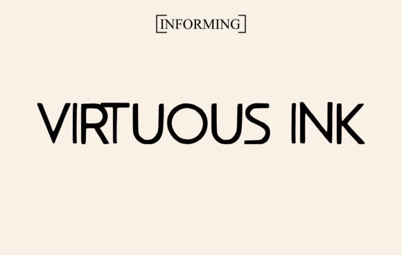 Virtuous Ink: A Versatile Sans Serif for Modern Branding