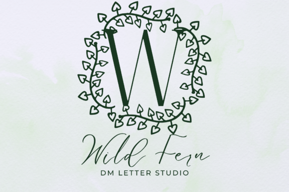 Wild Fern Monogram: A Font That Elevates Your Brand
